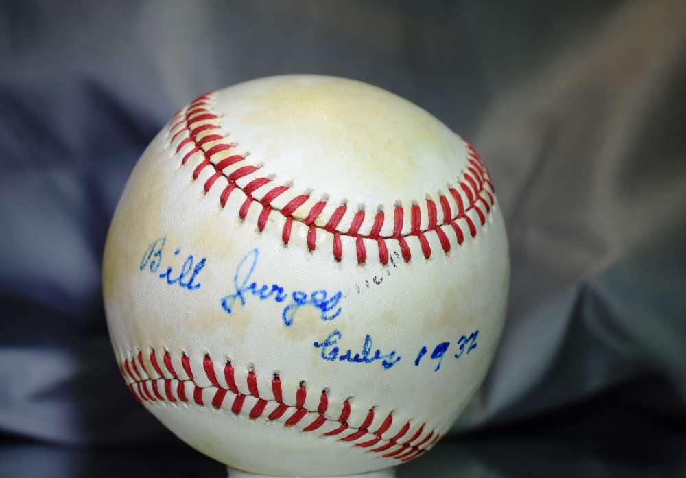 Bill Jurges Signed Psa/dna Feeney National League Baseball  Authenticated Autograph