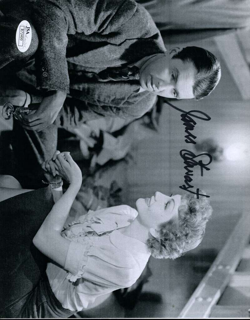Jimmy James Stewart Jsa Coa Hand Signed 8x10 Photo Authenticated Autograph 3