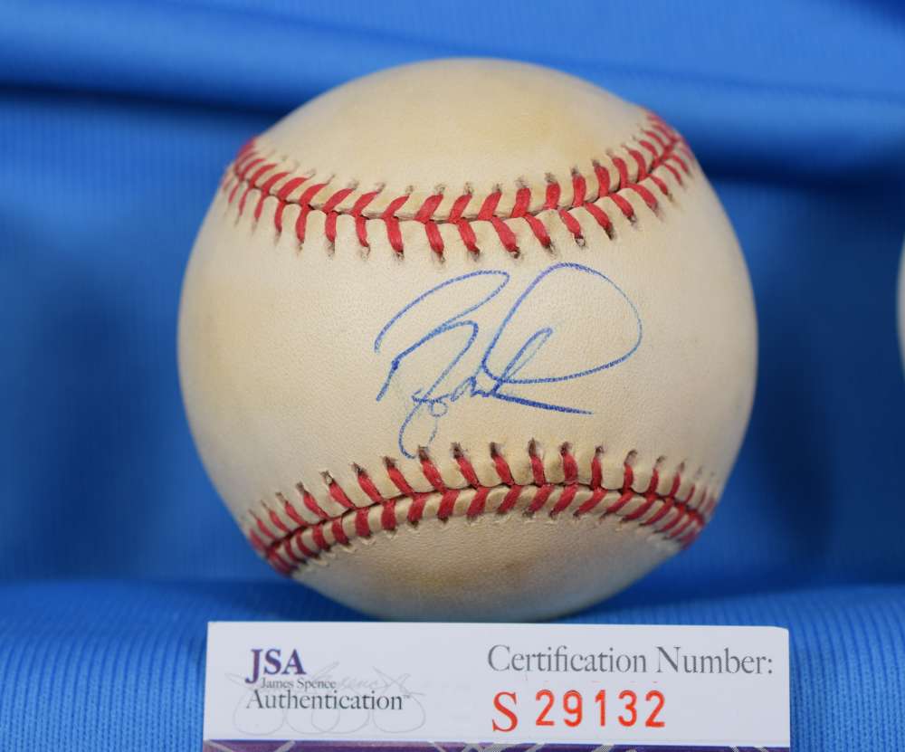 Barry Larkin Jsa Coa Hand Signed National League Autograph Baseball
